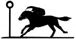 Large Horse Racing Weathervane or Sign Profile - Laser cut 550mm